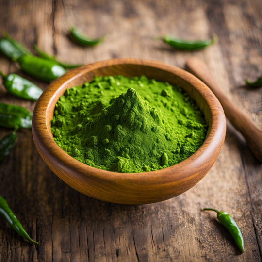 Spray Dried Green Chilly Powder